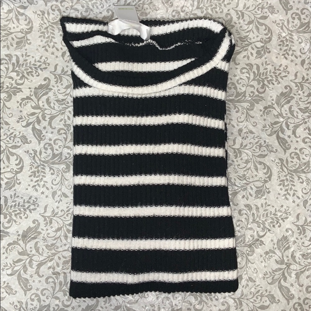Stripped bodycon dress